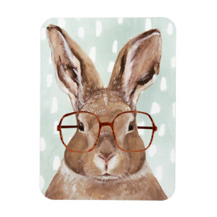 Four-Eyed Forester Bunny Rabbit Magnet
