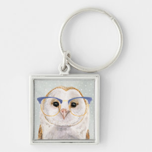 Four-Eyed Forester Wise Owl Key Ring