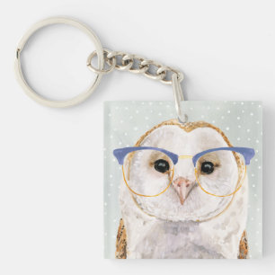 Four-Eyed Forester Wise Owl Key Ring