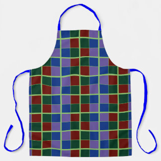 Four Fandom Colours Chequered Apron
