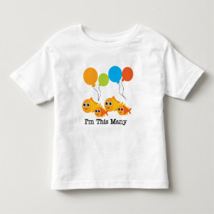 Four Fish I'm This Many Tshirts and Gifts