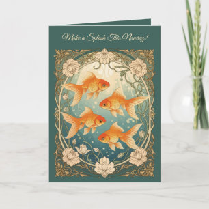 Four Fish of Nowruz Card