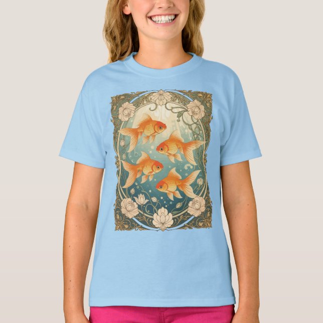 Four Fish of Nowruz T-Shirt (Front)