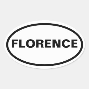 FOUR Florence, Alabama Oval Sticker