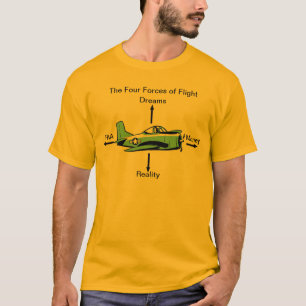 Four Forces of Flight Aviation Shirt