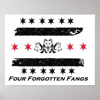 Four Forgotten Fangs - Army Poster
