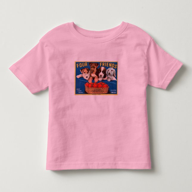 Four Friends Toddler T-Shirt (Front)