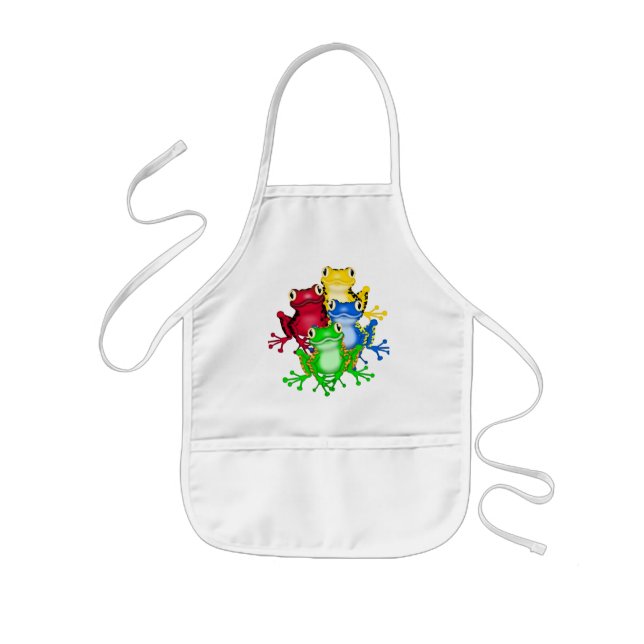 Four Frogs Tshirts and Gifts Kids Apron (Front)