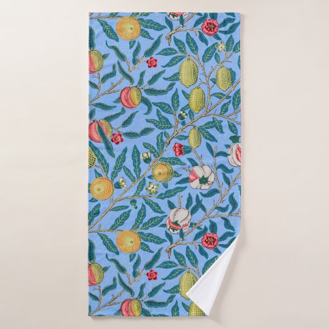 Four Fruit, William Morris Bath Towel (Bath Towel)