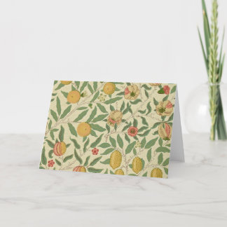 Four Fruit, William Morris Card