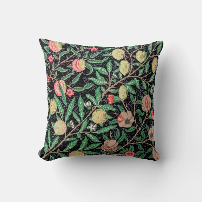 Four Fruit, William Morris Cushion (Front)