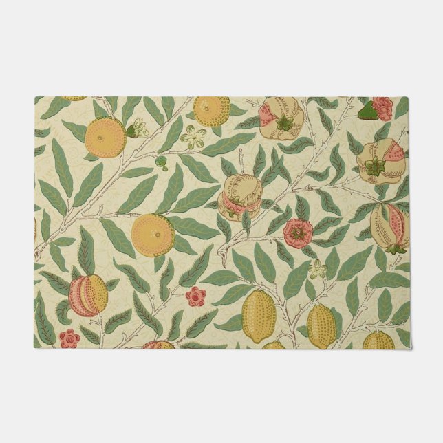 Four Fruit, William Morris Doormat (Front)