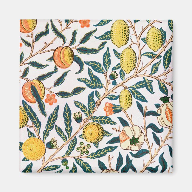Four Fruit, William Morris Magnet (Front)