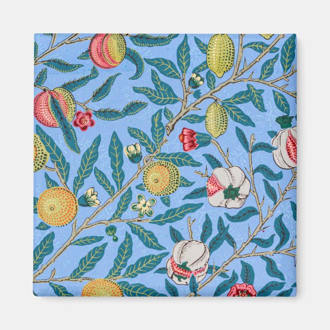 Four Fruit, William Morris Magnet (Front)