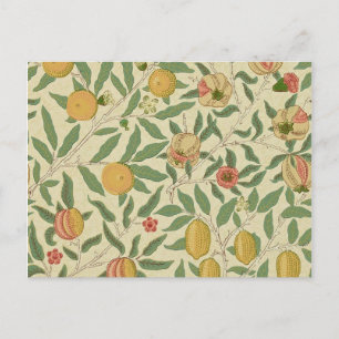 Four Fruit, William Morris Postcard