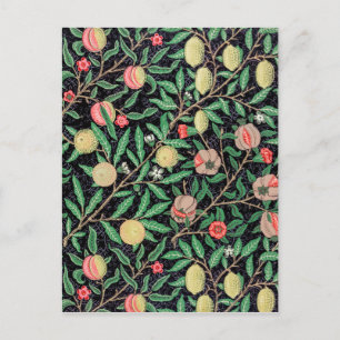 Four Fruit, William Morris Postcard