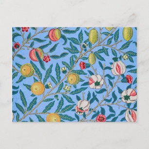 Four Fruit, William Morris Postcard