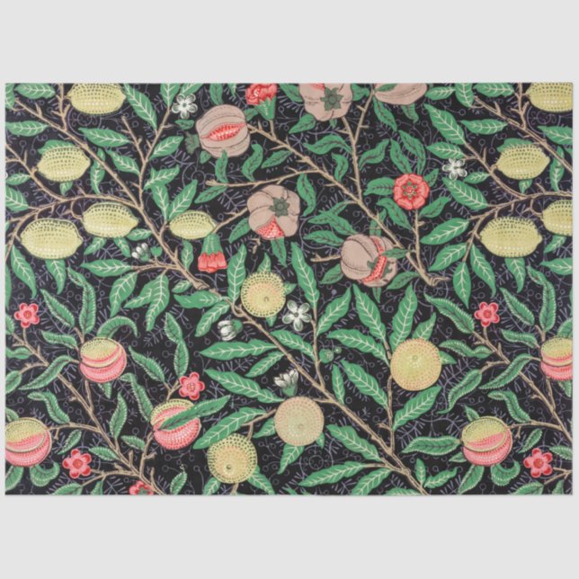 Four Fruit, William Morris Tissue Paper (Front)