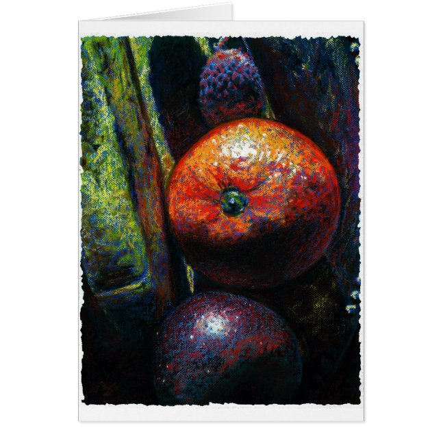 Four Fruits: Orange, Banana, Plum, Lychee (Front)