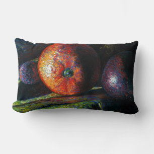 Four Fruits: Orange, Banana, Plum, Lychee Lumbar Cushion