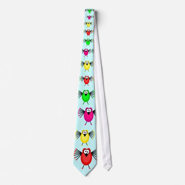 Four Funky Birds, Tie (Front)