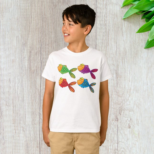 Four Funny Fish T-Shirt (Creator Uploaded)