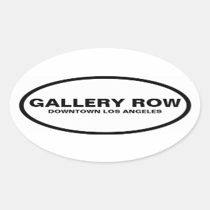 FOUR Gallery Row Oval Sticker