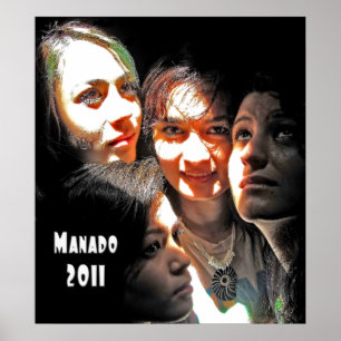 Four Girls in Manado Poster