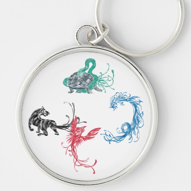 Four Gods Key Ring (Front)