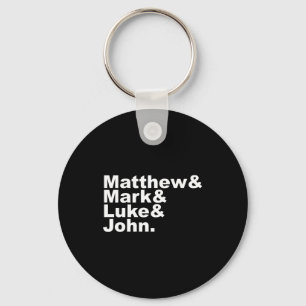 Four Gospels Matthew Mark Luke John Bible Key Ring