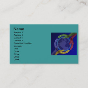 Four Hands on Earth Business Card
