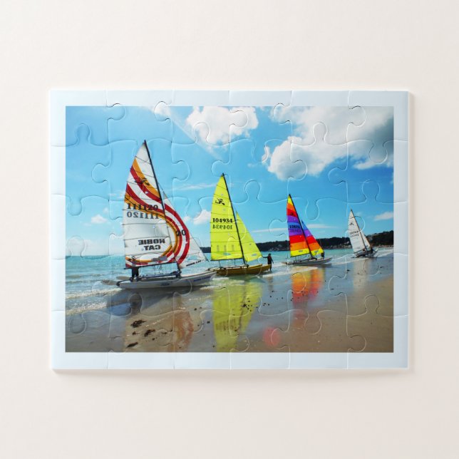 Four Hobie boats Jigsaw Puzzle (Horizontal)