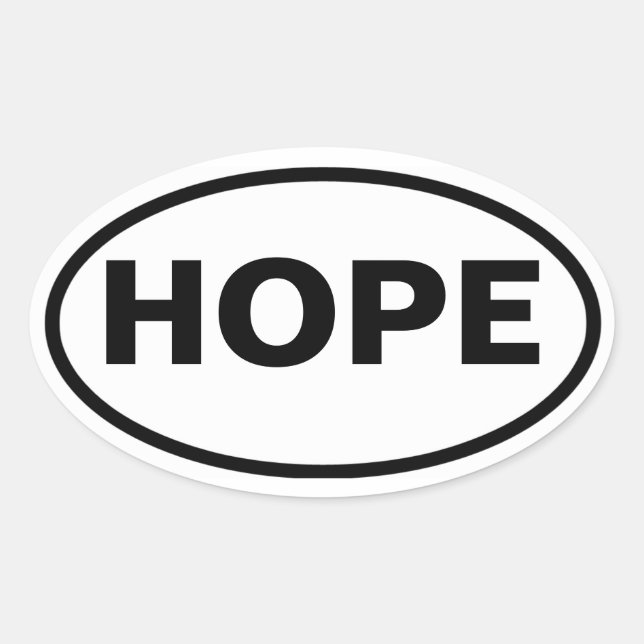 FOUR Hope, Arkansas Oval Sticker (Front)