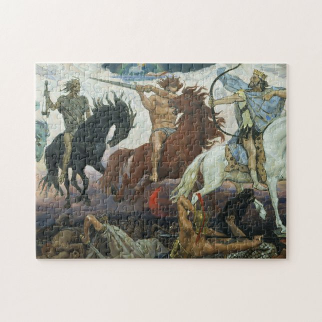 Four Horsemen of Apocalypse Viktor Vasnet Jigsaw Puzzle (Horizontal)
