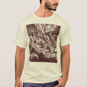 Four Horsemen of the Apocalpyse Old Bible Print T-Shirt