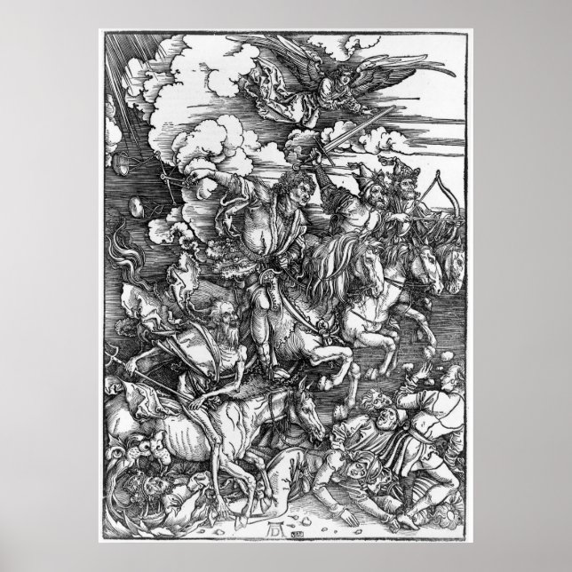 Four Horsemen of the Apocalypse - Albrecht Durer - Poster (Front)