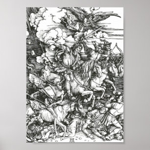 Four Horsemen of the Apocalypse, Albrecht Dürer Poster