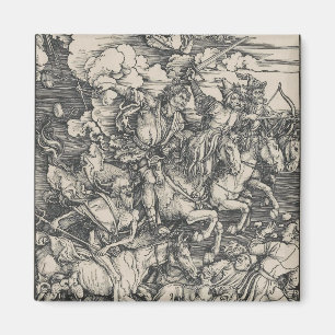 Four Horsemen of the Apocalypse by Durer Magnet