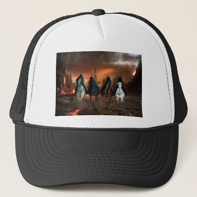 Four Horsemen Of The Apocalypse Trucker Hat (Front)
