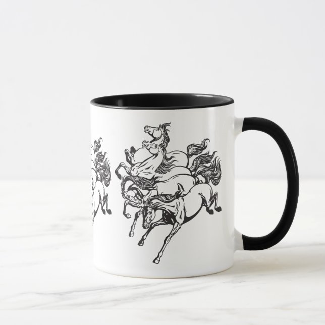 four horses mug (Right)