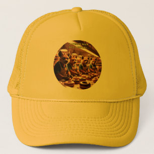 Four Hyenas Walk Into A Bakery... Trucker Hat