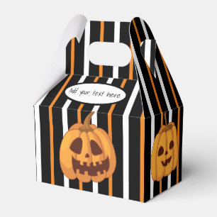 Four Jack-O-Lanterns Favour Box
