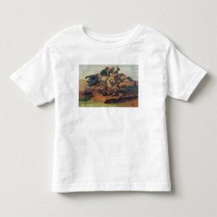 Four Jockeys Galloping Toddler T-Shirt