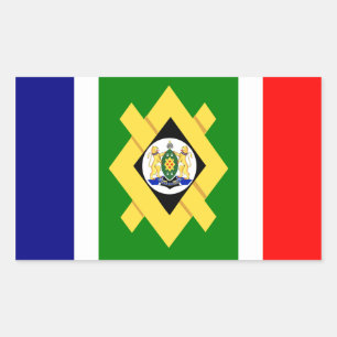 FOUR Johannesburg Flag Rectangular Sticker