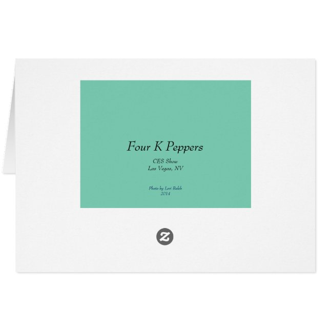 Four K Peppers (Back Horizontal)