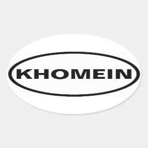 FOUR Khomein Oval Sticker