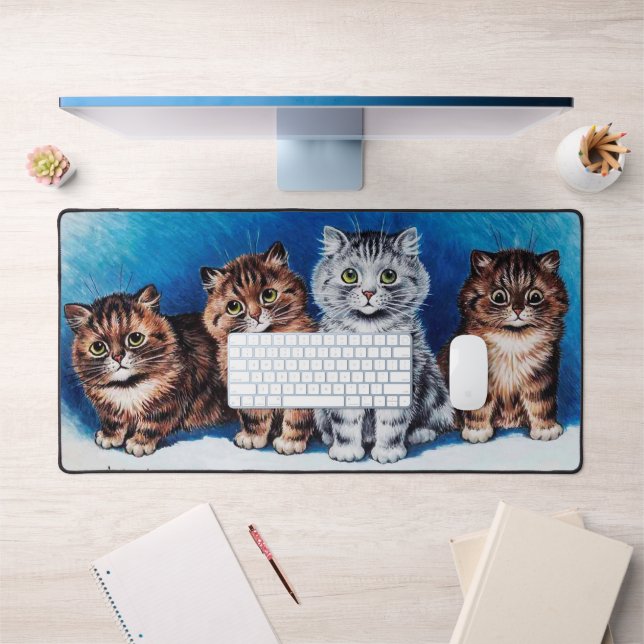 Four Kittens, Louis Wain Desk Mat (Office 1)