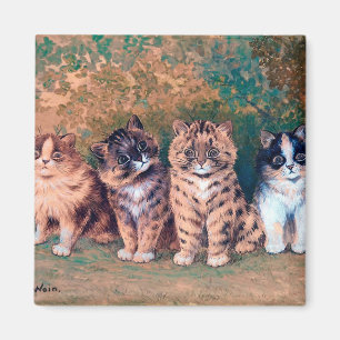 Four Kittens, Louis Wain Magnet