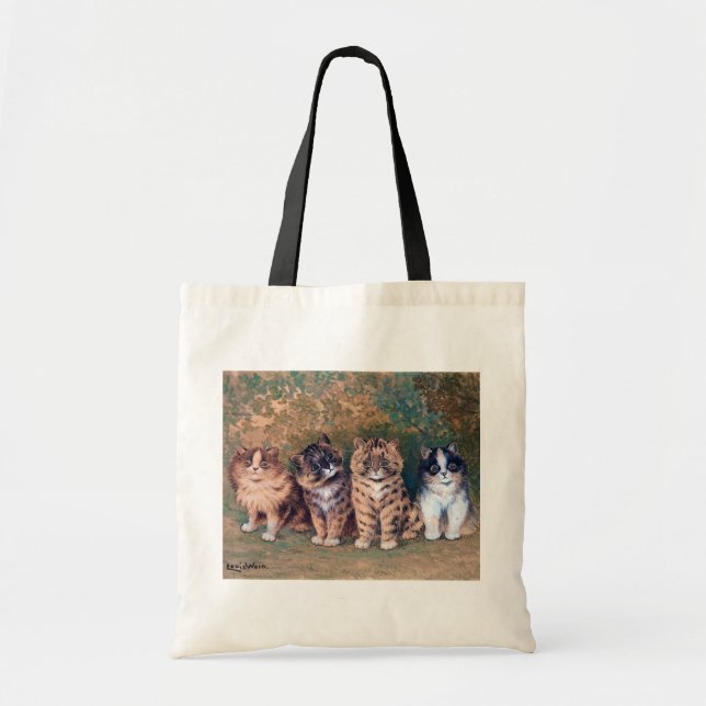 Four Kittens, Louis Wain Tote Bag (Front)