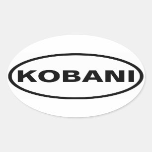 FOUR Kobani Oval Sticker